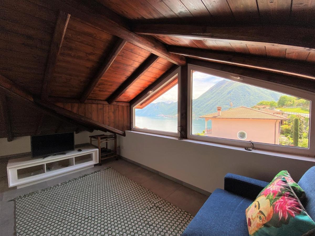 아르제뇨 La Rondinella - Loft With Fantastic View On Lake Como 아파트 외부 사진
