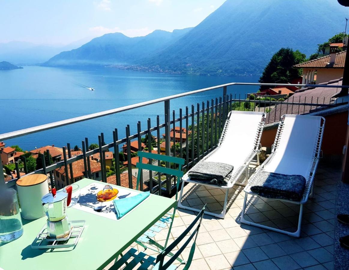 아르제뇨 La Rondinella - Loft With Fantastic View On Lake Como 아파트 외부 사진