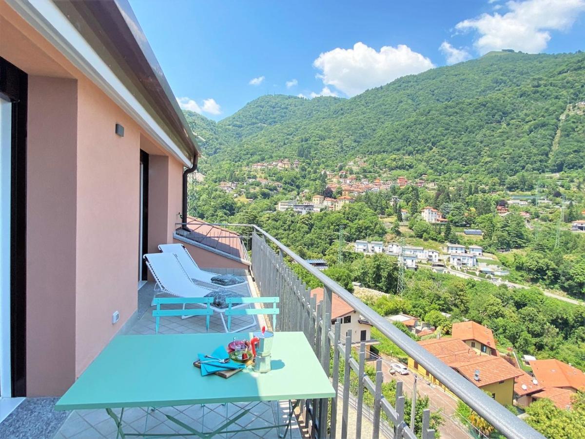 아르제뇨 La Rondinella - Loft With Fantastic View On Lake Como 아파트 외부 사진